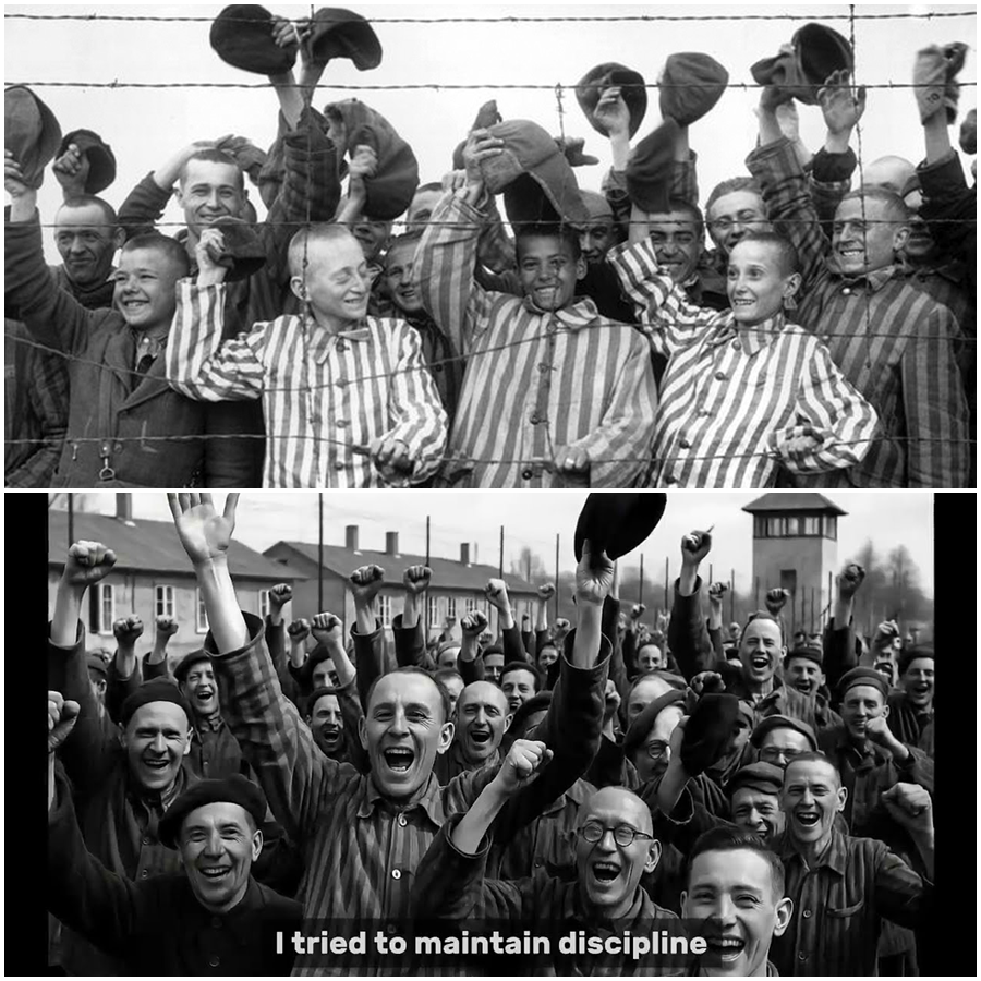 They Had Stopped Believing Anyone Was Coming, Until American Soldiers Suddenly Appeared at the Gates, And What Happened Next Left Hardened Men Speechless as Dachau Prisoners Collapsed in Tears, Realizing the Silence, Hunger, and Waiting Were Finally Over, Revealing a Liberation Moment So Overwhelming That Even the Liberators Were Unprepared for the Human Reaction They Witnessed