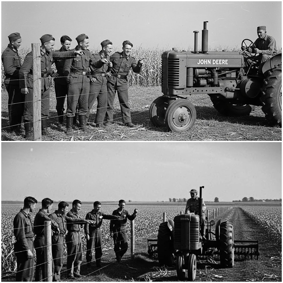 German Prisoners Mocked America’s Slow, Clumsy Tractors in Open Fields, But What Happened Next Left Them Silent, As They Watched These Machines Feed Entire Cities, Reshape a Nation at War, and Reveal a Hidden Agricultural Power So Vast, Efficient, and Unstoppable That It Changed How Captives—and History—Understood Victory Forever