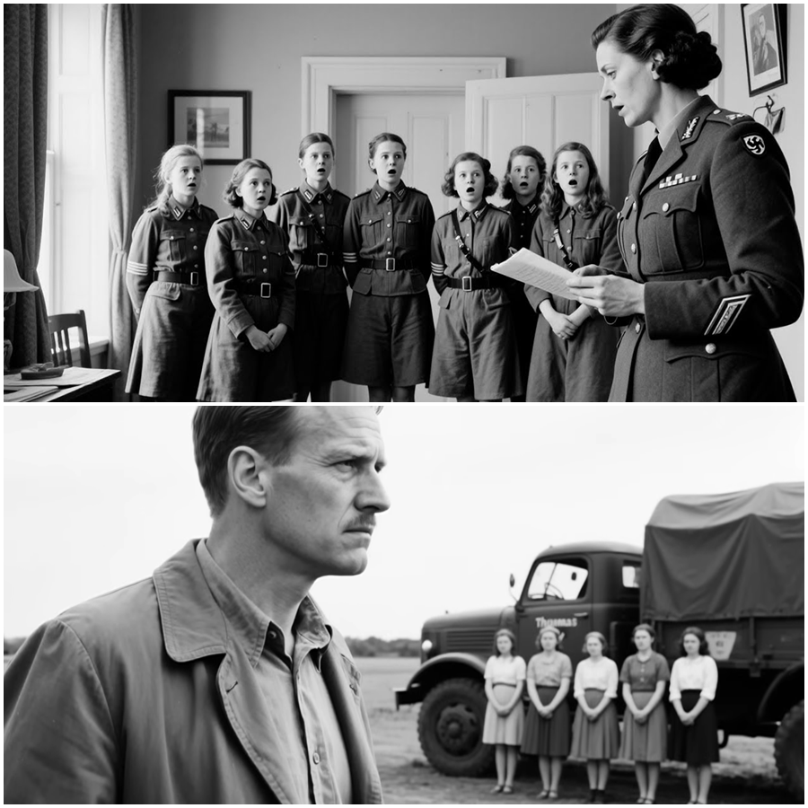 An American Schoolteacher Quietly Took Seven Young German POW Girls Into Her Home After the War, Expecting Tension, Fear, and Regret, But What Unfolded Behind Closed Doors Shocked Neighbors, Challenged Everything the Girls Believed About Their Enemy, and Revealed a Hidden Postwar Reality History Almost Never Talks About