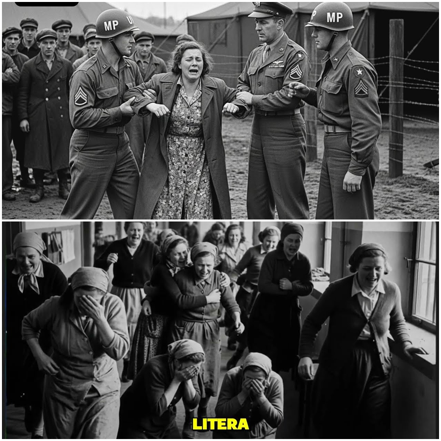 “My Husband Will End Me If I Surrender,” She Whispered — Inside a U.S. Military Camp, a German Prisoner Refused Freedom, Revealing a Fear Far Greater Than Captivity, a Marriage Shaped by War, and a Choice That Left Officers Stunned as They Slowly Realized the Enemy She Dreaded Most Wasn’t Behind the Barbed Wire, but Waiting Beyond It