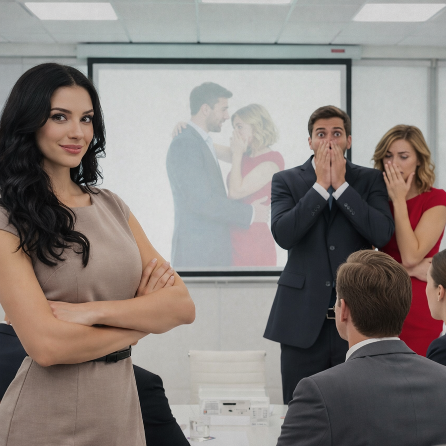 On Valentine’s Day, My Husband’s Affair Partner Sent a Video Meant to Break Me, and Instead of Responding in Private, I Made a Bold Decision During a Company Broadcast, Turning a Carefully Hidden Situation Into Public Accountability, Exposing Conflicting Narratives, Professional Boundaries, and Quiet Power Plays, While a Single Choice Reversed Control, Shifted Loyalties, and Changed Careers, Relationships, and Reputations Forever That Afternoon