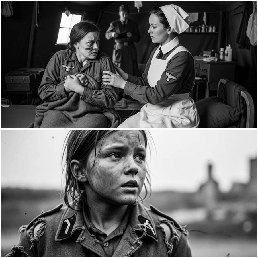 “Please Don’t Touch Me There,” She Whispered — Inside a U.S. Military Infirmary, an Allied Nurse Faced a German Female POW’s Hidden Injury, a Moment That Halted Routine Care, Exposed the Quiet Cost of War on the Human Body, and Forced Medical Staff to Confront a Shocking Reality No Training Manual Had Fully Prepared Them to See or Understand