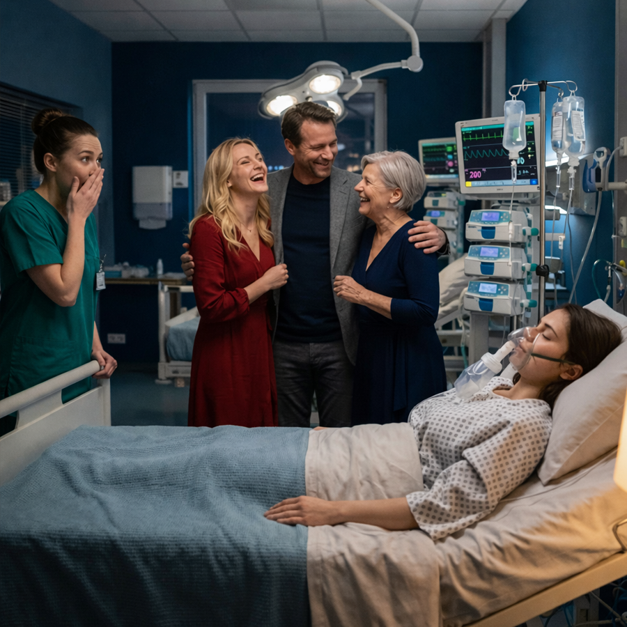 They Thought the Tragedy Was Over and Quietly Began to Celebrate, But One Doctor’s Whisper Changed Everything, Revealing a Shocking Medical Truth, a Hidden Second Life, and a Chain of Secrets That Turned Grief Into Panic, Rewrote Family Loyalties, and Forced Everyone in the Room to Confront a Reality Far More Unbelievable Than the Loss They Thought They Had Just Accepted