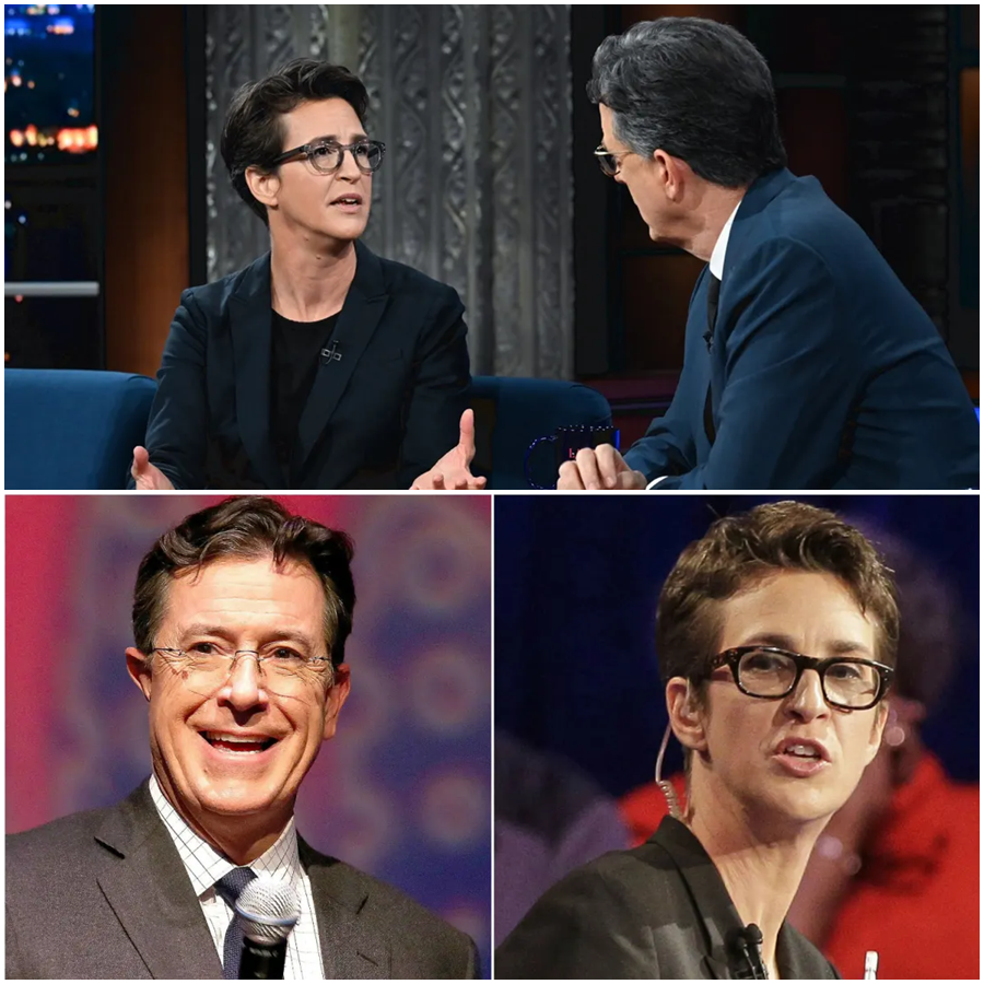 The Eleven-Second Reckoning: Why Stephen Colbert’s Sudden Silence During the Rachel Maddow Interview is Being Called the “Death of Late-Night Satire”
