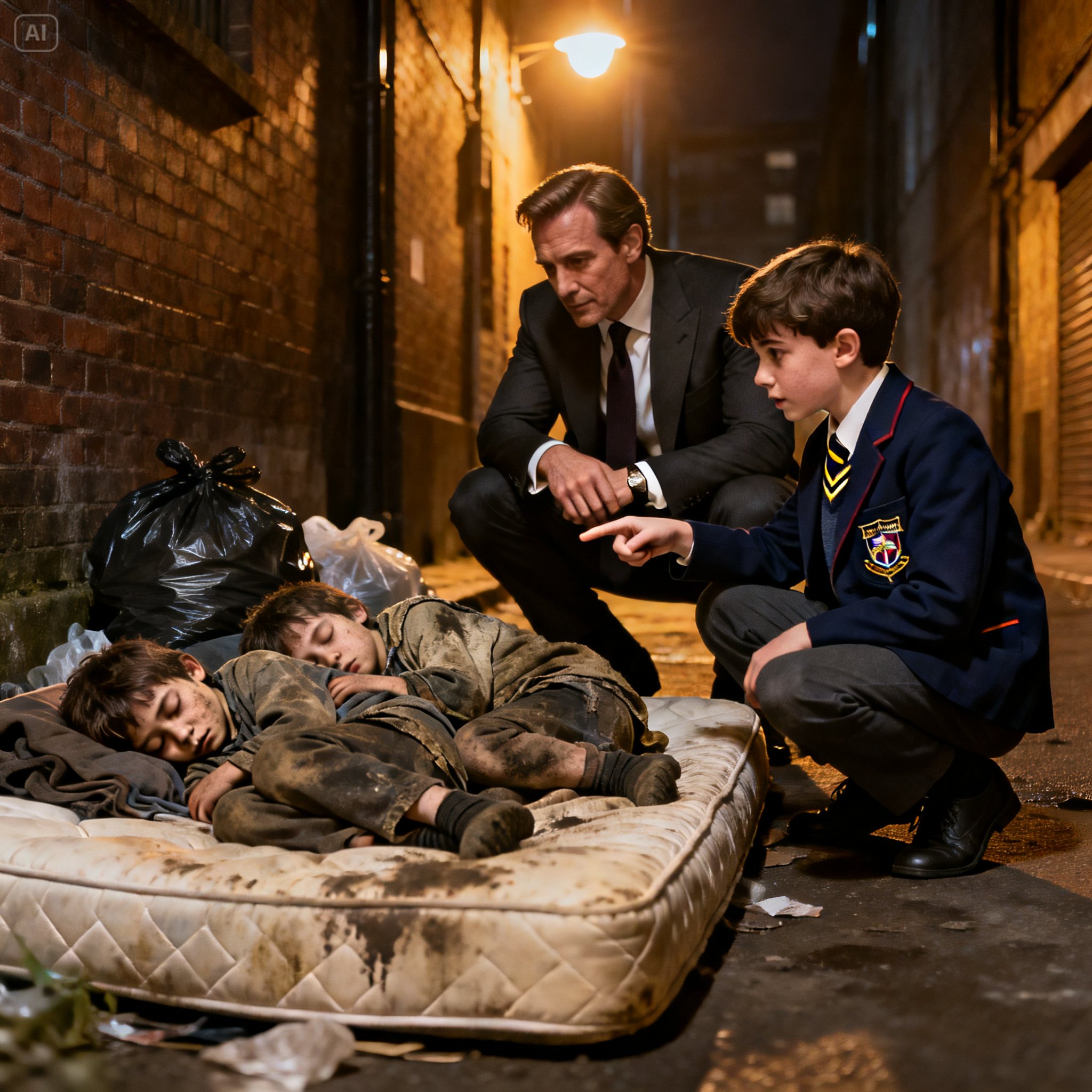 “DAD, THOSE KIDS IN THE TRASH LOOK JUST LIKE ME!