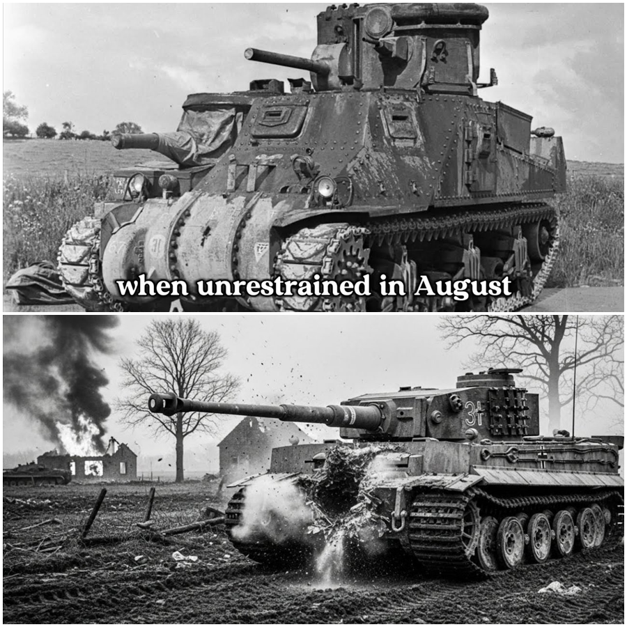 When it struck, Tiger armor behaved like wood, and the consequences were devastating.