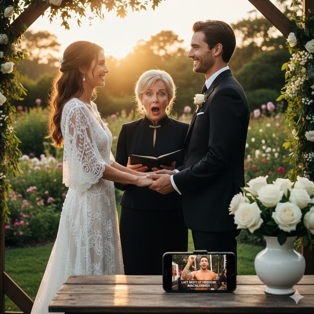 Your wedding date is cancelled. My mom texted, “Your brother scheduled his engagement party the same day.