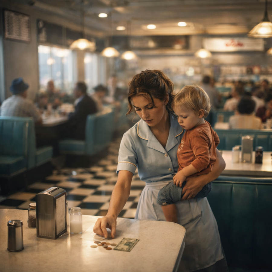 When a Billionaire Walked Out Leaving a Zero Tip on the Table, a Single-Mom Waitress Thought Her Worst Night Had Come True—Until a Hidden Note Under the Plate Revealed a Shocking Test, an Unexpected Truth About Dignity and Character, and a Quiet Decision That Would Rewrite Her Future, Expose an Entire Restaurant, and Prove That Kindness Is Sometimes Disguised as Cruelty