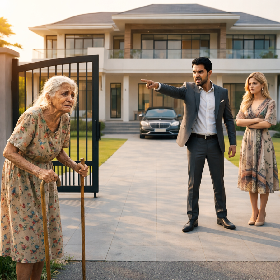 Her Own Son and Daughter-in-Law Threw Her Out of the House Without Mercy—But What Happened Next Uncovered Hidden Regrets Long-Buried Secrets a Stunning Turn of Fate and an Emotional Reckoning That Shocked the Family Silenced the Neighborhood and Transformed a Heartbreaking Act of Betrayal into a Powerful Lesson About Love Loss and the Consequences No One Saw Coming