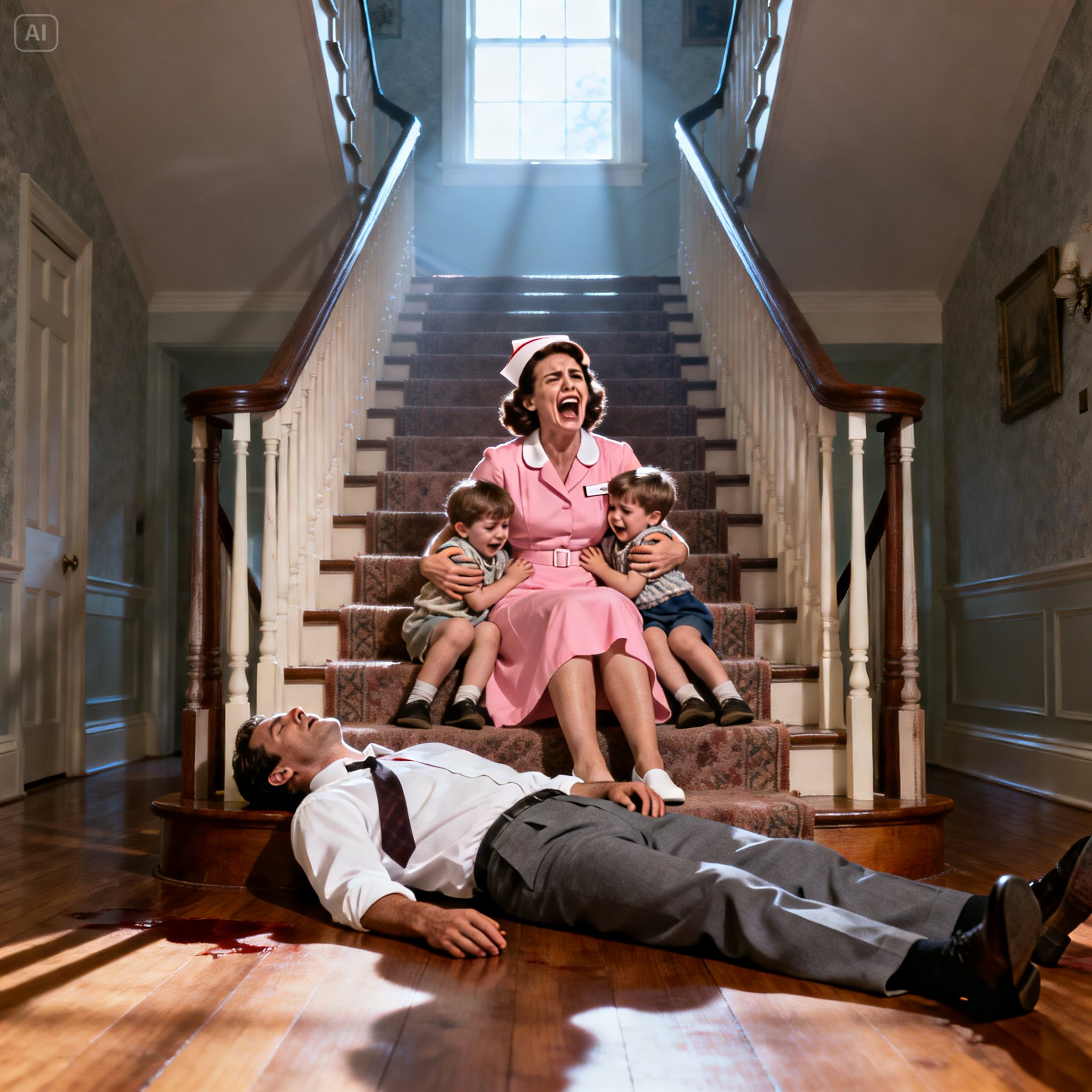 After falling down the stairs, the millionaire pretended to be unconscious—what the nanny did next brought him to tears