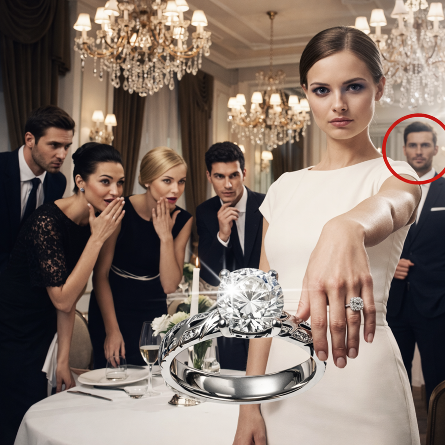 They Laughed Her Out of a Fine-Dining Restaurant and Called Her a Nobody—Until One Quiet Detail Caught the Light, Stopped the Room Cold, and Unraveled a Stunning Truth No One Was Prepared For, Turning Casual Cruelty Into Instant Regret and Exposing How a Single Ring Can Reveal More About Power, Identity, and Class Than Words Ever Could