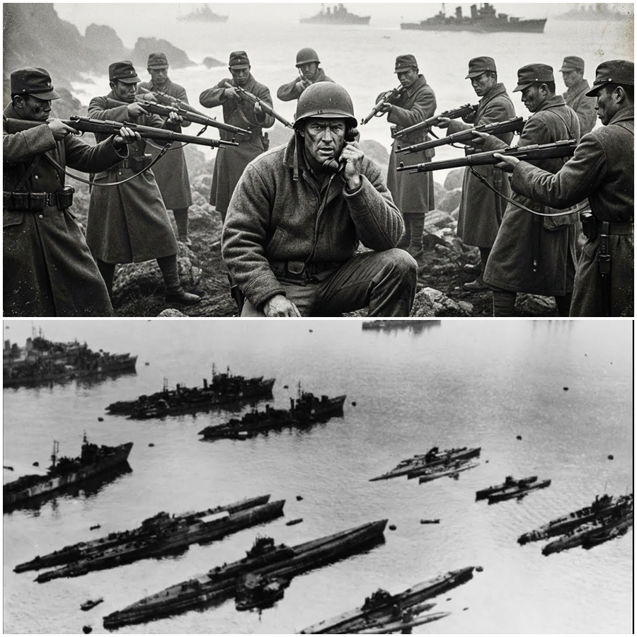 Surrounded by Japanese Forces, He Lowered His Voice and Spoke One Word That Changed Everything, Triggering a Chain of Silent Naval Disasters That Left Twenty-Four Enemy Ships Disabled Without a Single Alarm, a Forgotten Wartime Episode of Strategy, Nerve, and Shadowed Decisions That Still Haunts Declassified Records from the Pacific War Decades Later