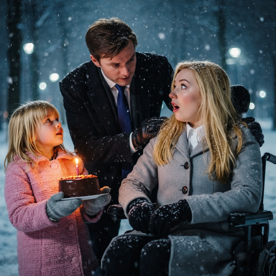 A Billionaire Stops for a Disabled Homeless Girl Celebrating Alone on a Cold Night, and What Happens Next Unravels a Chain of Secrets, Silent Promises, Hidden Pasts, Moral Dilemmas, Unexpected Choices, and a Shocking Act of Humanity That No One Watching That Street Would Ever Forget While Cameras Were Absent, Truth Spoke Loudly, Fate Shifted, Lives Collided, and a Single Decision Changed Everything Forever That Night There Alone