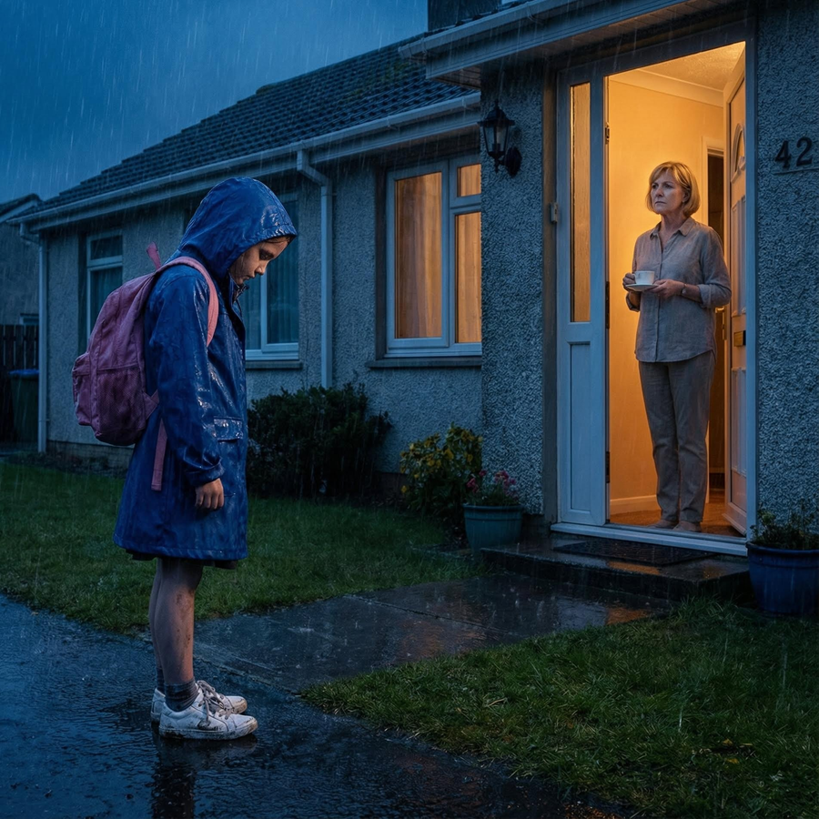 My Daughter Knocked On A Door That Was No Longer Hers And Waited In The Rain For Five Endless Hours After One Cold Sentence Changed Everything I Said Nothing Argued With No One And Walked Away Then Three Days Later A Single Letter Arrived Turned Faces Pale Silenced A House And Revealed A Truth They Never Expected To Come Back For Them