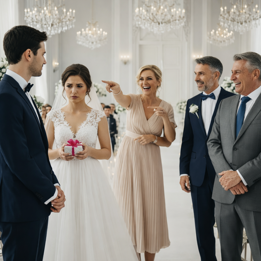 The Bride Was Quietly Mocked by the Groom’s Wealthy Family Who Thought She Was Nobody—Until a Black Limousine Stopped the Wedding Cold, Her Father Stepped Out Without a Word, and a Hidden Truth About Power, Legacy, and Identity Unraveled in Front of Shocked Guests, Instantly Rewriting Everything They Believed About the Woman They Had Just Humiliated