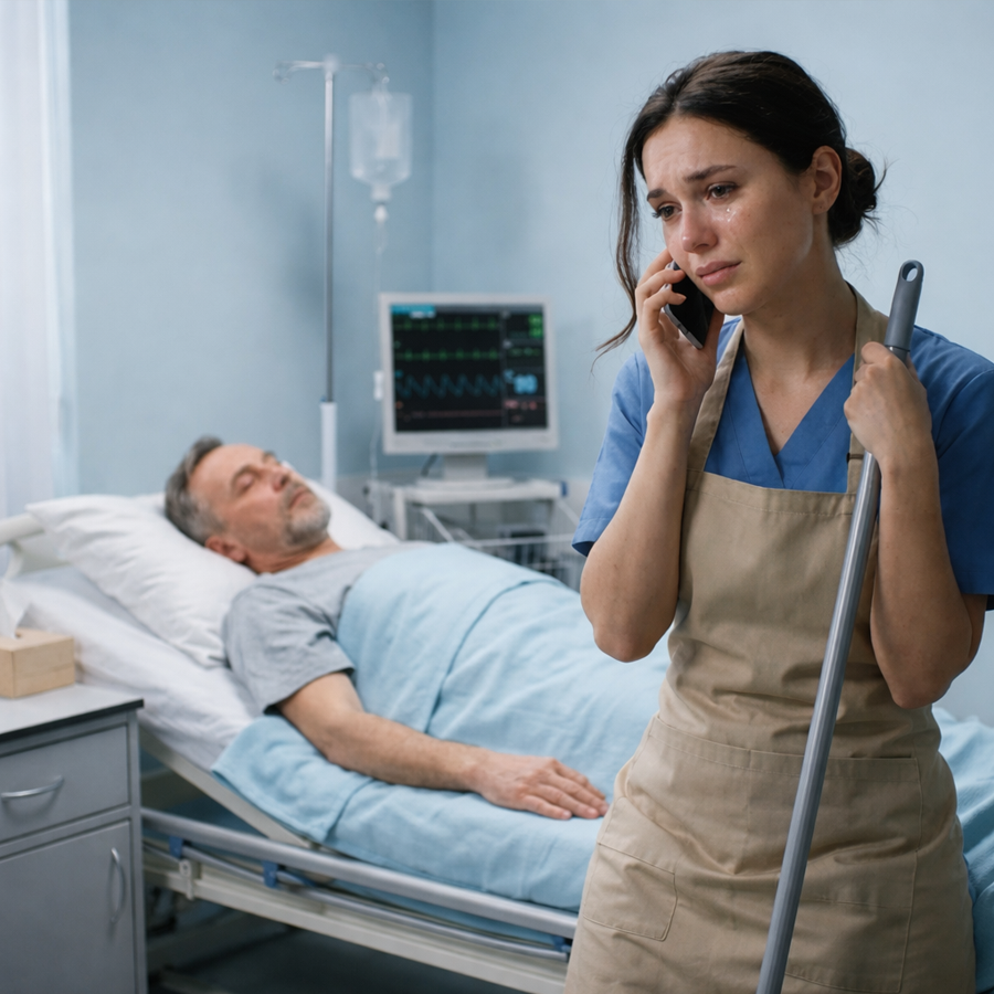 A Millionaire Pretended to Be Unconscious in His Own Bedroom—What He Accidentally Overheard the Cleaning Lady Say While She Thought He Couldn’t Hear Exposed a Truth About Kindness, Resentment, and Hidden Loyalty That Money Had Never Bought, Shattering His Assumptions About Class, Power, and Who Truly Cared When No One Was Watching or Performing for His Approval