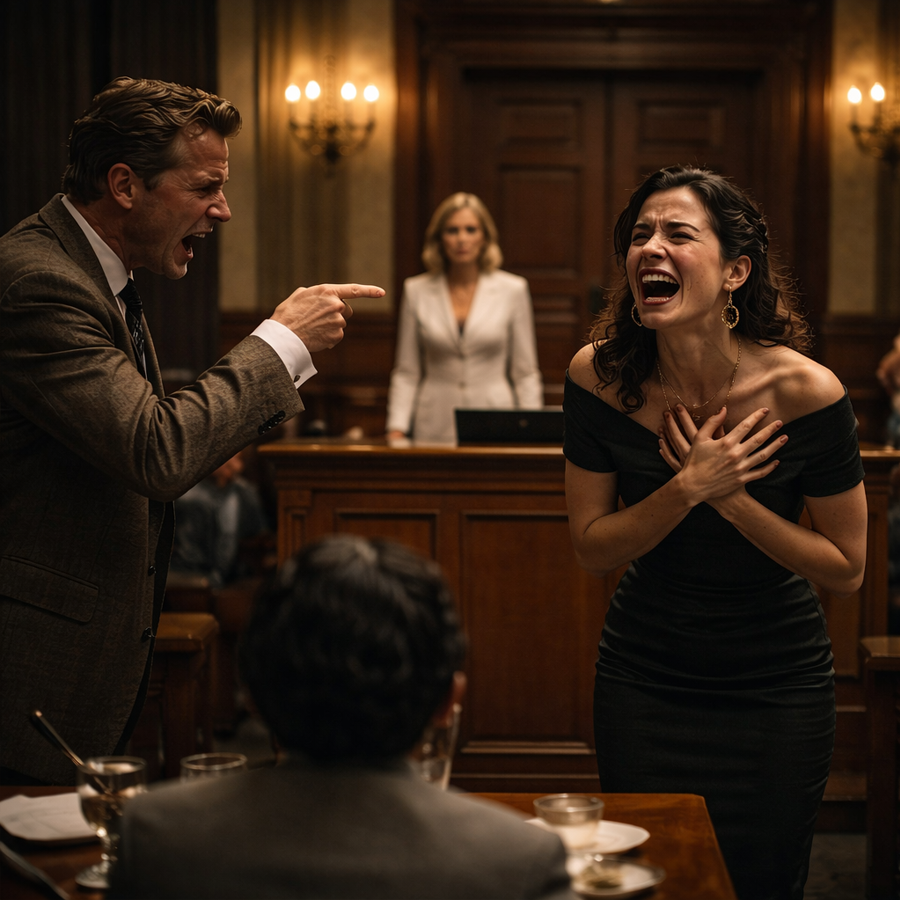 He Smirked in a Luxury Suit While Mocking His Wife for Standing Alone in Court—Until the Doors Opened, an Unexpected Figure Stepped Forward, the Judge Sat Straighter, His Elite Lawyer Went Silent, and a Hidden Past Was Unleashed That Turned Confidence Into Panic, Power Into Liability, and a Seemingly Finished Divorce Into the Most Stunning Reversal the Courtroom Had Seen in Years