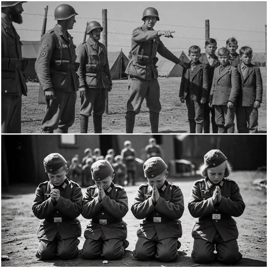 Barely in Uniform, German Child Soldiers Braced for the End When Captured in World War Two, Certain the Enemy Would Show No Mercy, Until American Troops Arrived With Food, Blankets, Calm Voices, and an Unthinkable Response That Shattered Fear, Exposed a Hidden Truth About War, and Left Young Survivors in Shock for the Rest of Their Lives