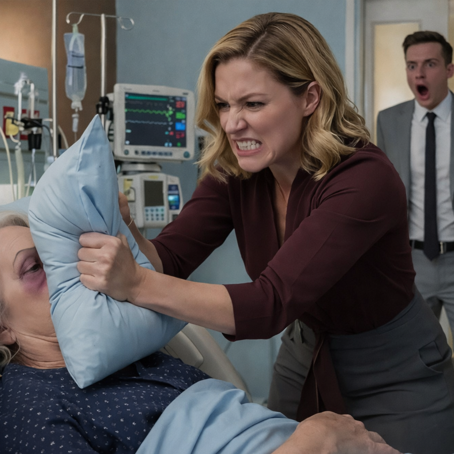 He Returned to the Hospital Hours Earlier Than Planned — What He Accidentally Witnessed Behind a Half-Closed Door Involving His Own Wife and His Helpless Mother Would Unravel a Disturbing Web of Secrets, Silent Motives, Family Betrayal, and a Shocking Truth That Doctors, Nurses, and Even He Himself Never Expected to Face