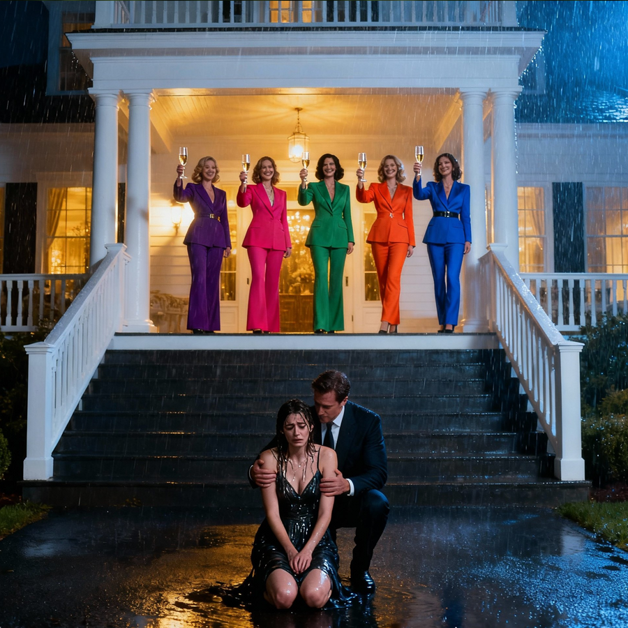 They Forced Her Out Into the Cold Rain After Judging Her Worth, Never Imagining Minutes Later a Calm Billionaire Would Unlock the Mansion Door, Expose a Hidden Marriage, Reverse Ruthless Assumptions, Shatter Social Arrogance, and Turn a Cruel Dismissal Into a Stunning Reckoning That Left Powerful Hosts Speechless, Status Games Collapsing, and One Overlooked Woman Revealed as the True Insider All Along That Night