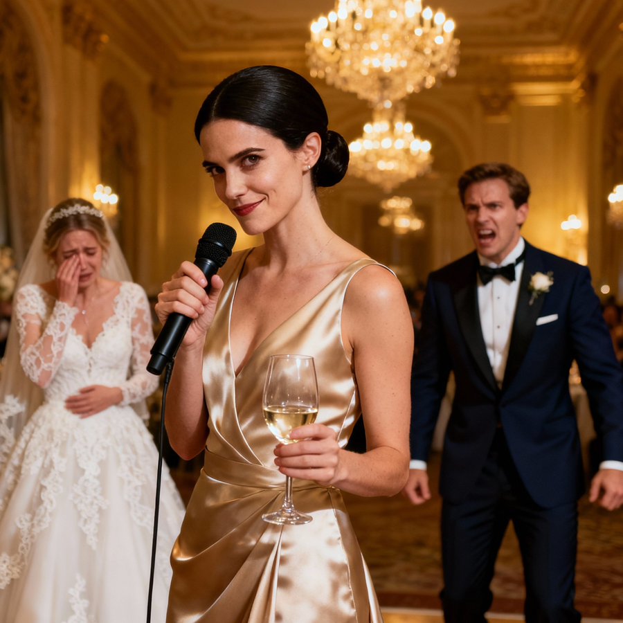 My Daughter’s Wedding Was Flawless Until Her Mother-in-Law Grabbed the Mic, Humiliated the Bride, and Declared She Married “Beneath” Their Family—So I Calmly Stepped Forward, Revealed a Truth She Never Expected, and Turned a Perfect Society Wedding Into a Reckoning That Silenced the Room, Shattered Reputations, and Changed Every Relationship in One Unforgettable Night