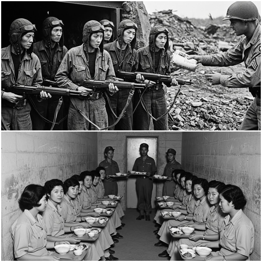 “We’re Trained to Die”: Inside the Shocking Encounter with Starving Japanese Female Pilots, the Final Days at a Forgotten Airfield, and How One Unexpected Offer from an American Airman Cracked Years of Conditioning, Exposed a Hidden Wartime Reality, and Triggered a Moment of Human Conflict That Shattered Resolve, Rewrote Survival, and Revealed a Story History Almost Erased