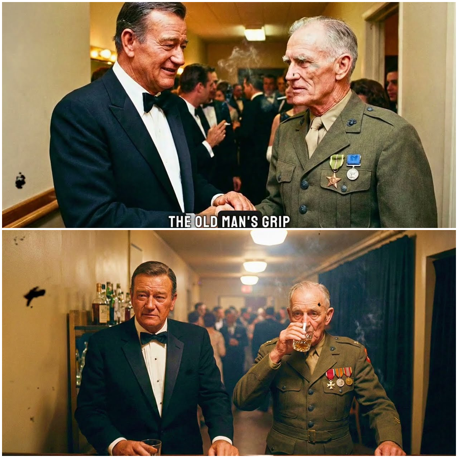 The man had to be 75, maybe 80. His uniform jacket was Marine Corps issue, probably from the 40s.