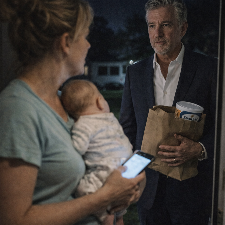 The formula can was empty. Clara Whitmore shook it one more time as if hoping might make something appear. Nothing did.