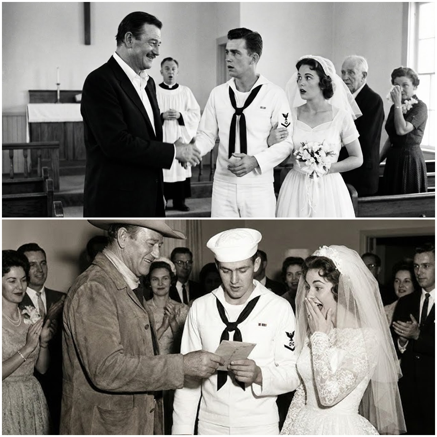 June 1954. A young Navy sailor marries his high school sweetheart in a tiny chapel. 15 people attend. Budget reception.