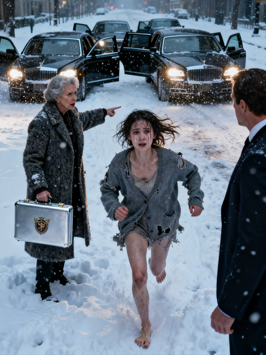 He Threw Me Out Half-Dressed in a Blizzard—So I Made One Call, and Thirty Minutes Later a Fleet of Rolls-Royces Changed Everything