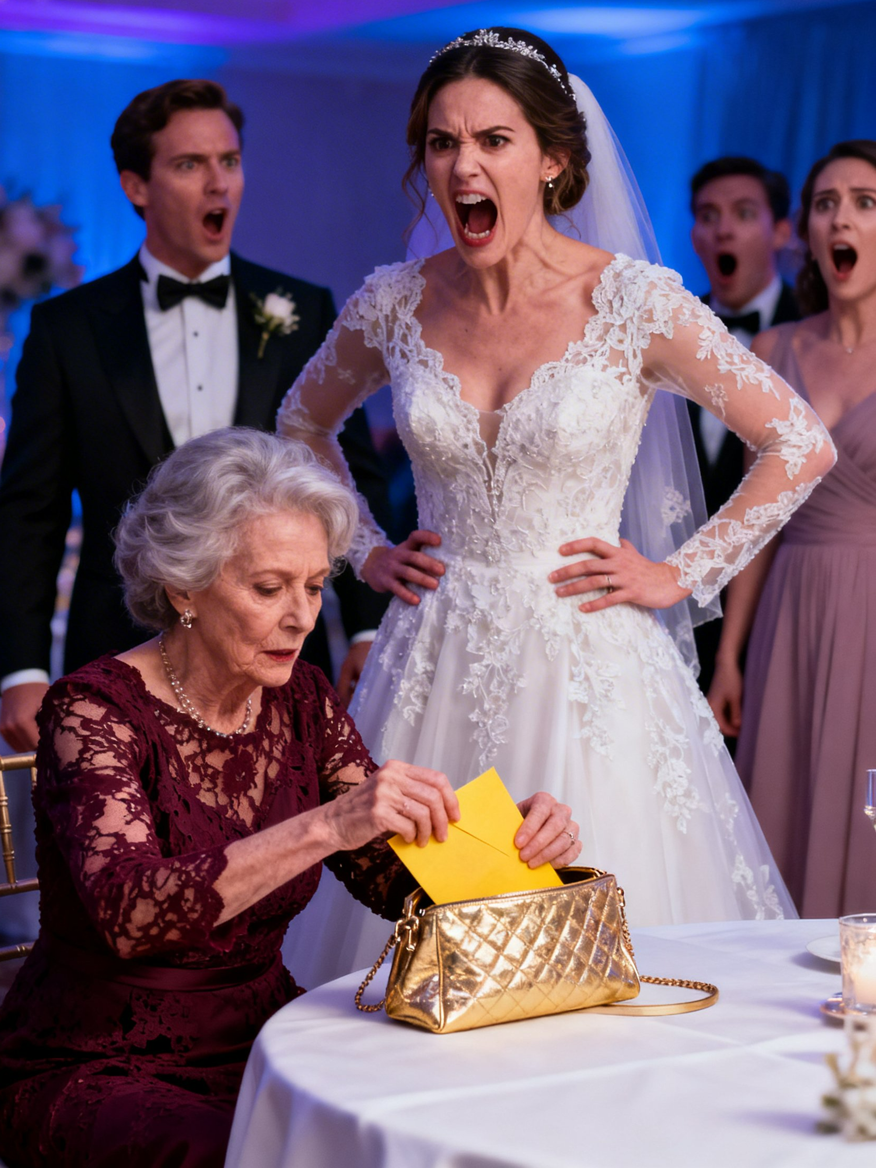 They Told Me to Hide by the Kitchen Doors So I Wouldn’t “Ruin” the Wedding Photos—So I Quietly Pulled One Check and Watched Everything Disappear