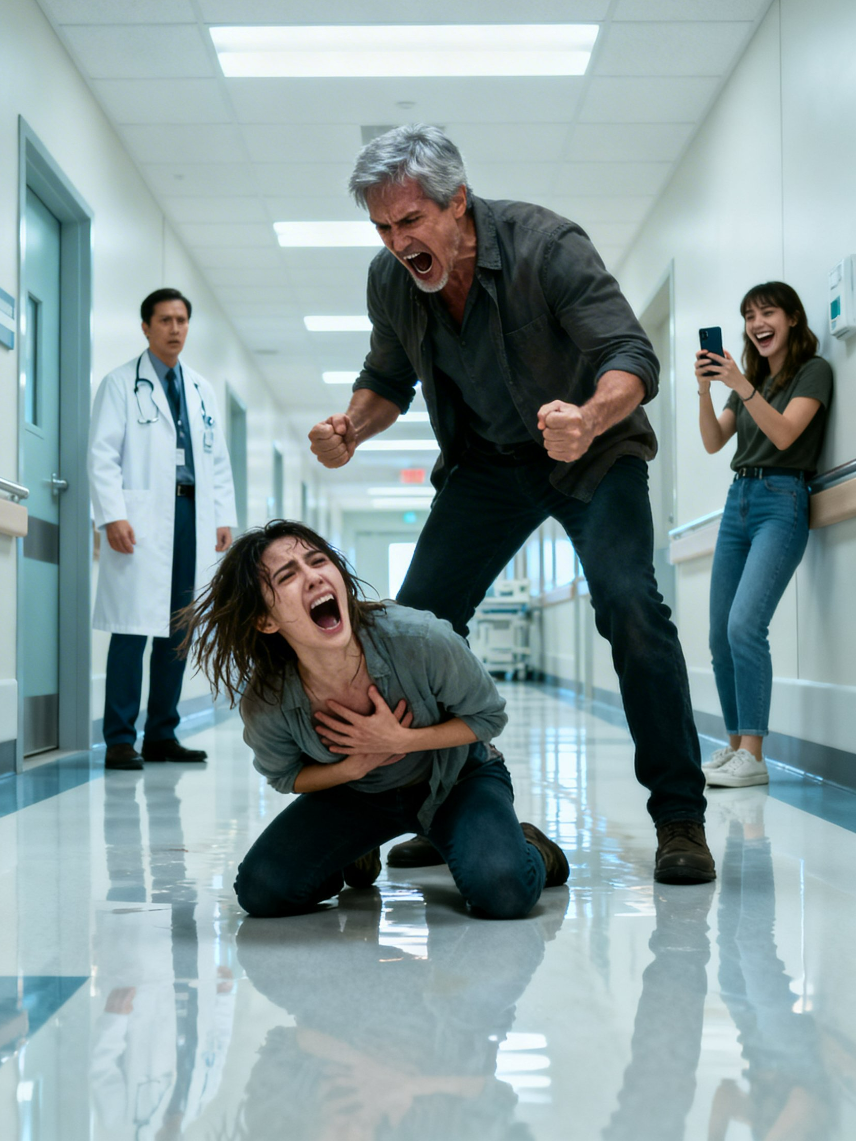 My Dad Told Me to “Shut Up” as My Ribs Cracked in the ER—But One Nurse Heard Everything, and Our Family Secret Finally Exploded