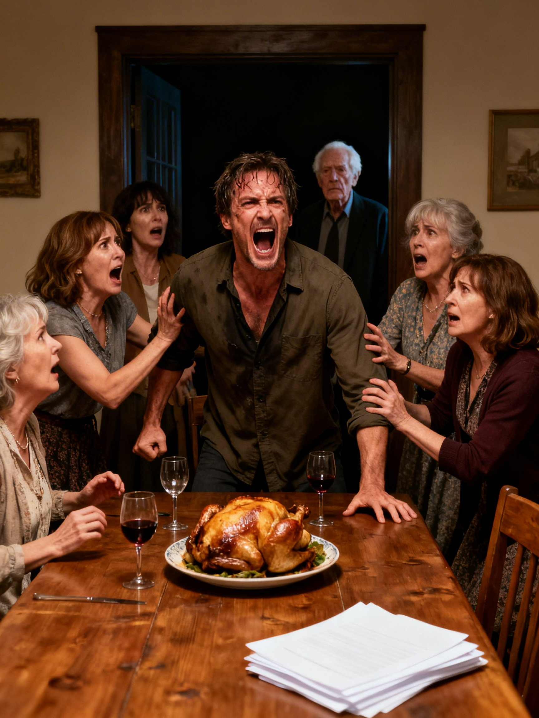 He Claimed I Slept With His Father, Vanished for Five Years Without Support—Then Returned Smirking, Demanding My Home, and Threatening Custody of the Kids He Abandoned