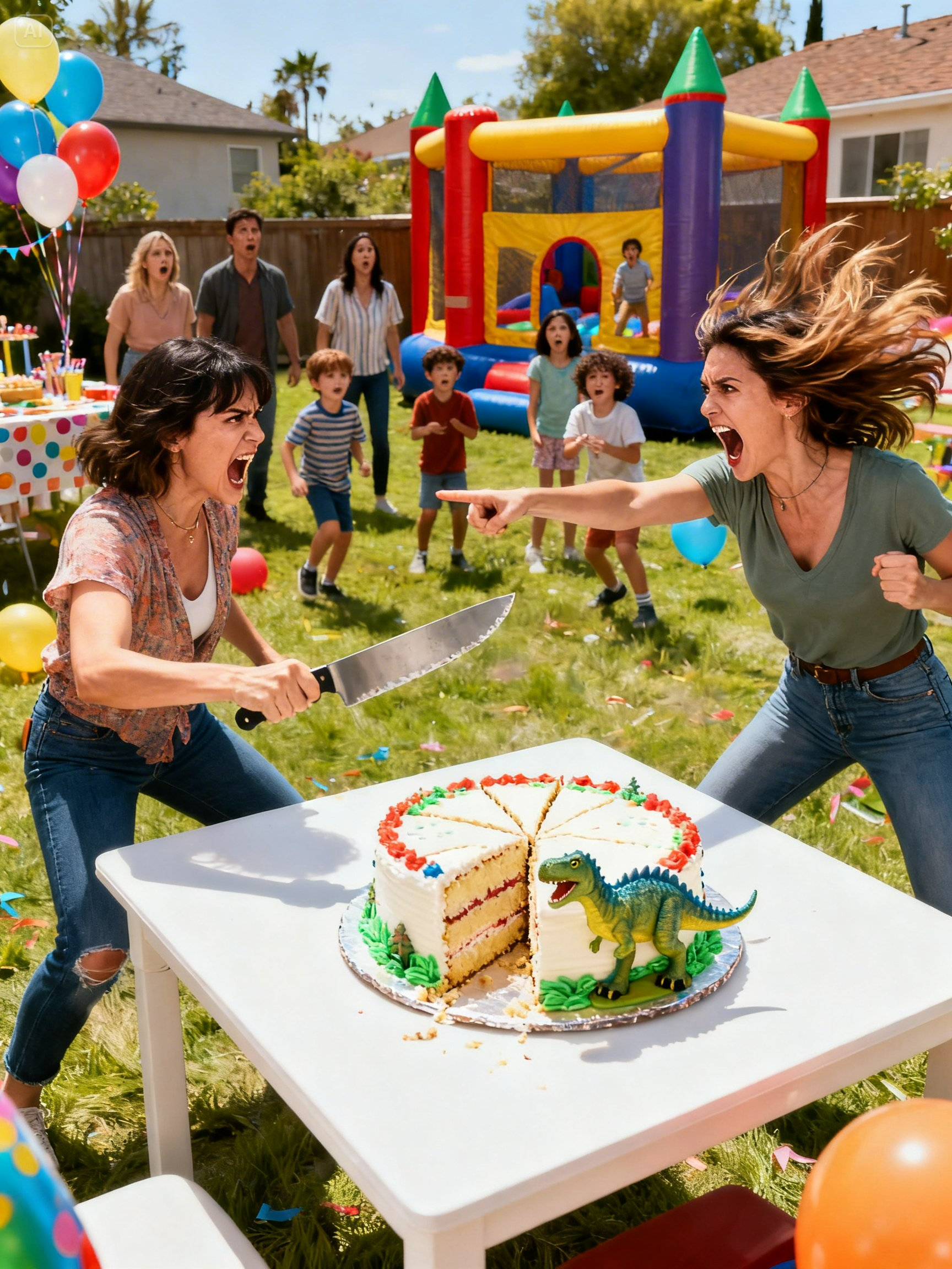 She Screamed I “Needed Her Son’s Permission” to Cut My Child’s Birthday Cake—Then Spat My Dead Mother’s Name, and I Finally Stopped Staying Quiet
