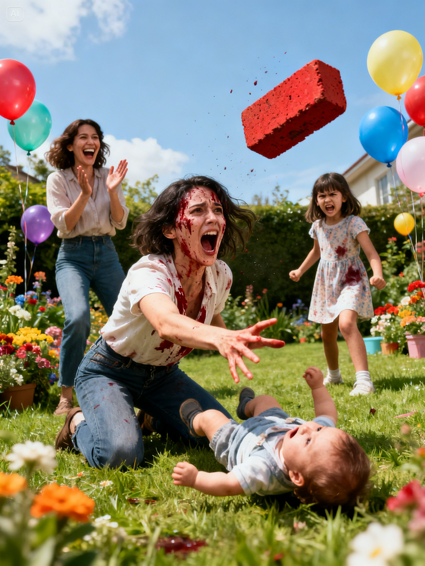 My Niece Slammed a Brick Into My Daughter’s Face at Our Family Barbecue—And When My Sister Laughed, I Realized the Real Danger Wasn’t the Kids