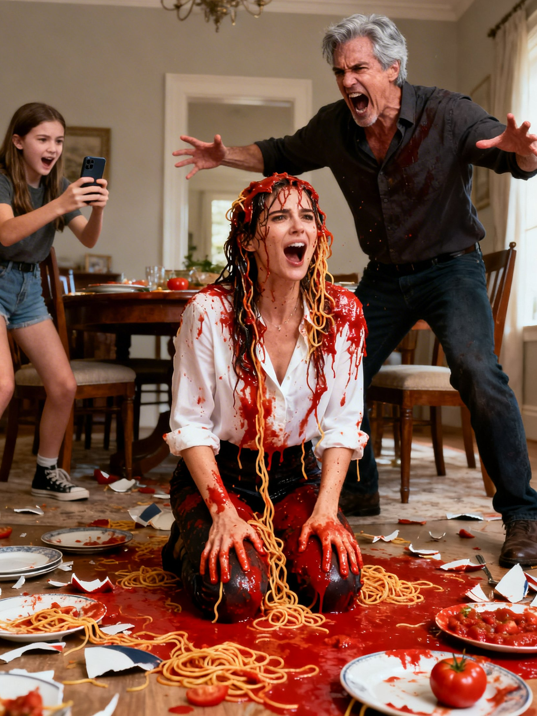 My Family Tried to Evict Me for My Influencer Sister’s “Aesthetic”—But Dad’s Spaghetti Attack Went Live, and One Viewer Exposed the Truth They’d Hidden