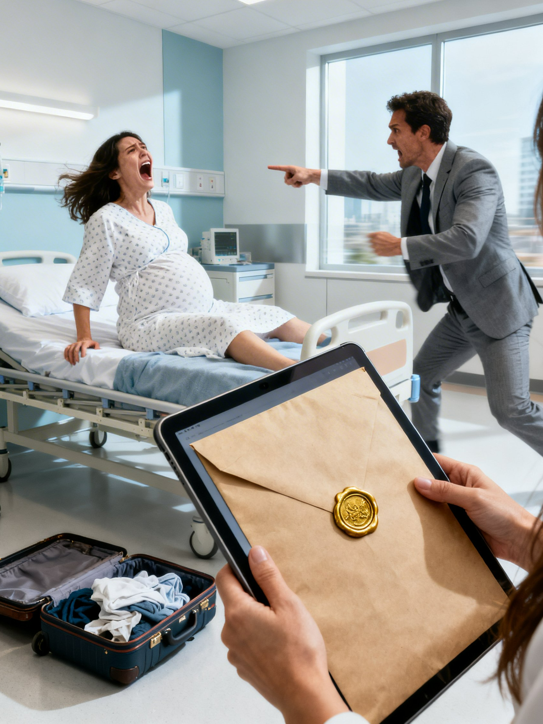 He Threw Me Out While I Was in Labor and Called Me “Dead Weight”—Then His New Wife Entered My Hospital Room and Whispered, “She’s My CEO.”