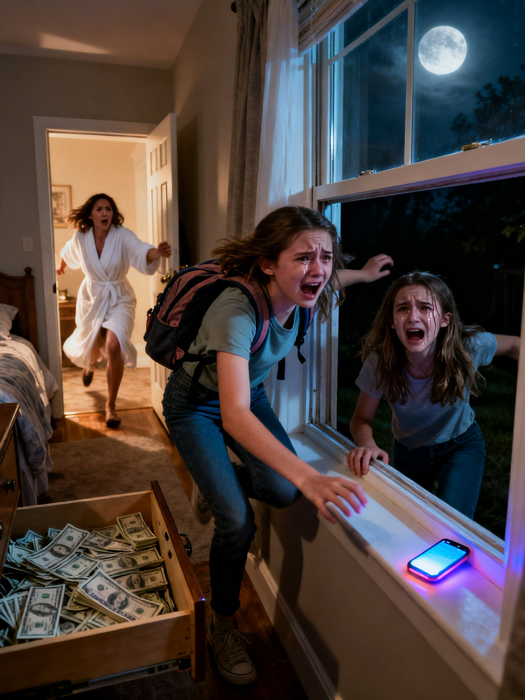 At 2 A.M. My Dad Texted, “Grab Your Sister And Run—Don’t Trust Your Mother,” And By Sunrise I Discovered The Secret That Had Been Living Inside Our Home For Years