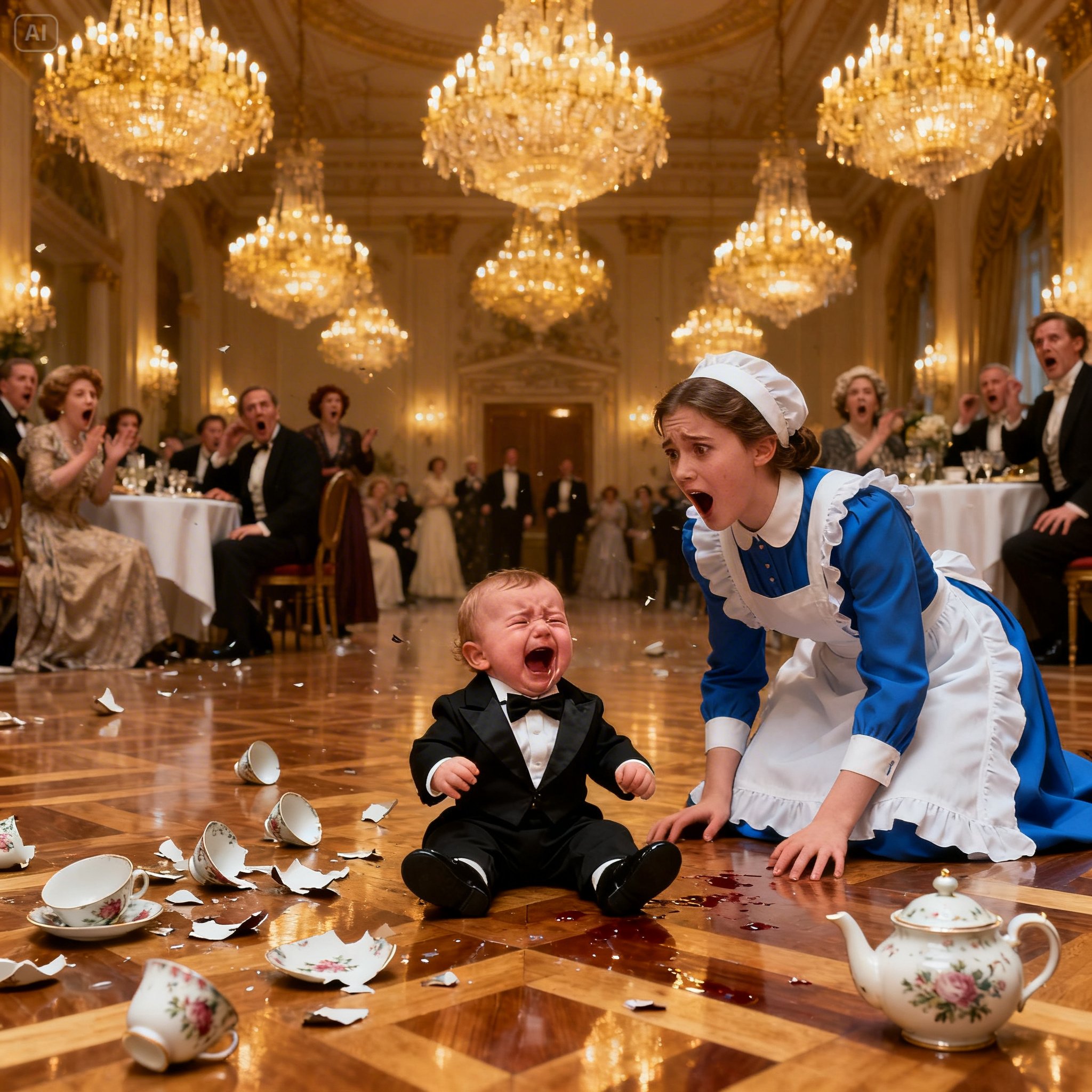 The crash of porcelain wasn’t just noise. It was a signal flare.